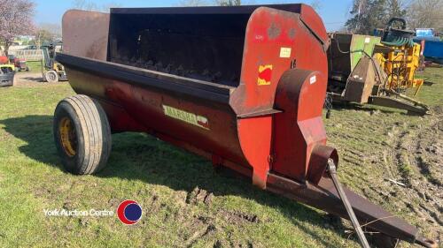 Marshall rotary muck spreader, gwo, hydraulic lid