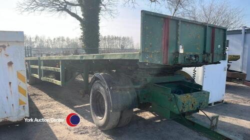 36ft straw trailer with dolly