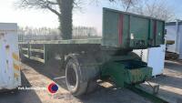 36ft straw trailer with dolly