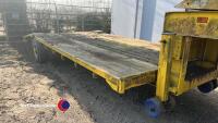 Low loader trailer, beavertail with ramps plus dolly, gwo - 3