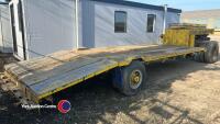 Low loader trailer, beavertail with ramps plus dolly, gwo - 4
