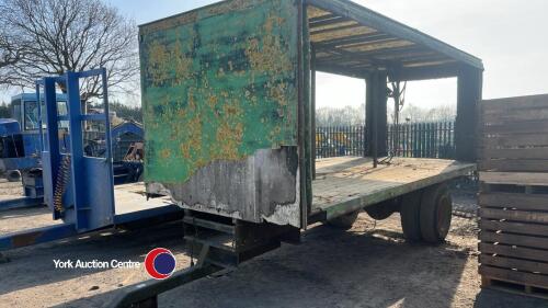 20 ft curtainsider. Been used for moving seed.
