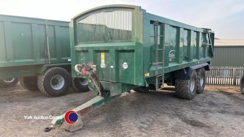 Bailey 16T tipping trailer, air brakes, easy sheet