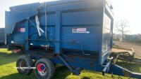 AS Marston 8T grain trailer, hydraulic door, roll over sheet, high tip, external controls on a remote - 7