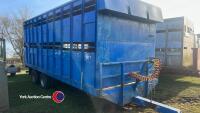 Stewart livestock trailer c/w decks, air brakes - 2