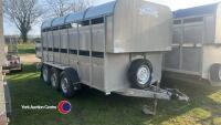 Graham Edwards livestock trailer, 14ft wide body