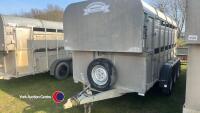 Graham Edwards livestock trailer, 14ft wide body - 2