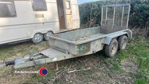 Twin axle plant trailer
