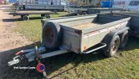 3m x 1.4m galvanised car trailer - 2