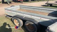 3m x 1.4m galvanised car trailer - 3