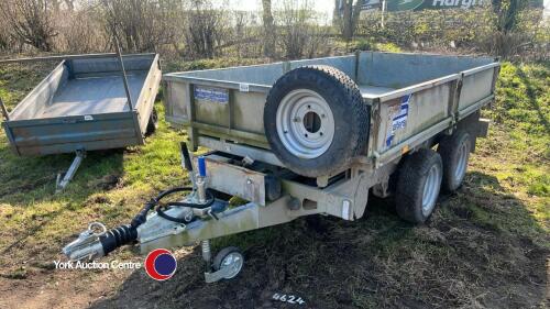 Ifor Williams tipper trailer, refurbished with Graham Edwards parts, working, key in office