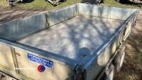 Ifor Williams tipper trailer, refurbished with Graham Edwards parts, working, key in office - 5