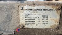 Graham Edwards 18ft tri axle flat trailer, road lights, all working order - 3