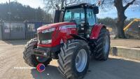 Massey Ferguson 7716 Dyna VT tractor, previously used on a mid-mount hedge cutter PUH and arms virtually unused, 5300hrs, YX17 EXN, key in office - 2