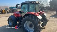 Massey Ferguson 7716 Dyna VT tractor, previously used on a mid-mount hedge cutter PUH and arms virtually unused, 5300hrs, YX17 EXN, key in office - 3