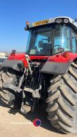 Massey Ferguson 7716 Dyna VT tractor, previously used on a mid-mount hedge cutter PUH and arms virtually unused, 5300hrs, YX17 EXN, key in office - 8