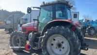 Massey Ferguson 6465 Dyna shift 4wd tractor, 40kph, cab suspension, 3 spools, clock broken. Est 11000hrs, 2004 - V5 in office - 3