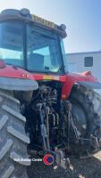 Massey Ferguson 6465 Dyna shift 4wd tractor, 40kph, cab suspension, 3 spools, clock broken. Est 11000hrs, 2004 - V5 in office - 4