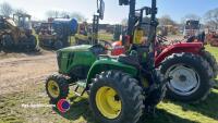 John Deere 3038E compact utility tractor, 1100 hrs, YD21RLF, key in office - 4