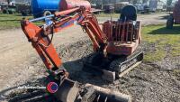 Kubota KH 36 mini digger, 3 buckets, working order, key in office - 2