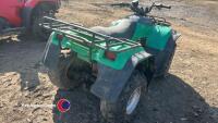 Kawasaki KLF300 4WD quad bike, key in office - 3