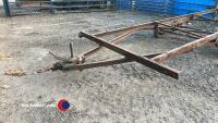 3.5T twin axle 20ft trailer chassis - 3