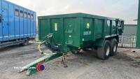 Bailey 17T heavy duty trailer, 445/65R22.5 wheels, 2012