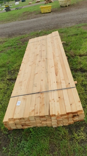Pack of boards, laths, T&G etc, 75 x 2.5x1.5x120.5 inches