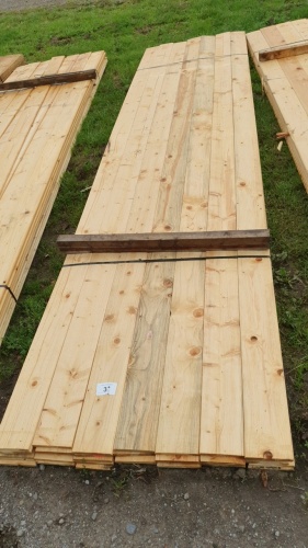Pack of boards, laths, T&G etc 5 x 5.5x1x160 inches