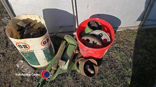 Various Krone mower spares
