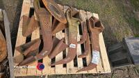 3 McConnel Shakerator legs with shins and points, top brackets - 2