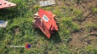2 x Kverneland plough bodies, 3 x scimmers, 11 x plough point tips