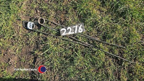 2 x hay bob tines, brand new