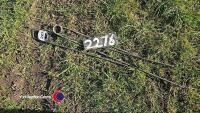 2 x hay bob tines, brand new