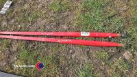 2 x Conus 2 1200mm big bale spikes