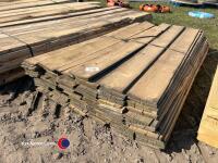 Timber - approx 71in x 5.5in featheredge - 3