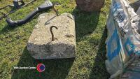 Concrete block to hang on rear tractor arms - 2