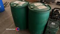 2 x Plastic drums