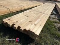 Timber - approx 186in x 2.5in x 3in (except 1) - 3