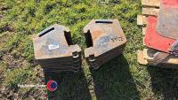 Set of 10 MF 33kg front weights - 2