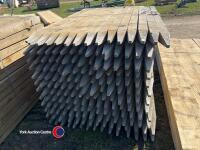 Timber - approx 65in x 3in x 3in posts - 3