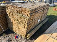 Timber - approx 72in x 1.5in x 0.5in posts - 3