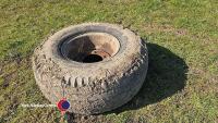 12.5/80/15.3 wheel and tyre 6 stud