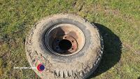 12.5/80/15.3 wheel and tyre 6 stud - 2