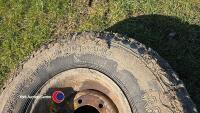 12.5/80/15.3 wheel and tyre 6 stud - 3