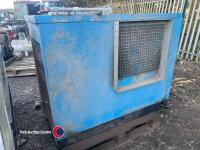 Compair Broomwade 6000E compressor, working when taken out of building, includes tank and air dryer - 4