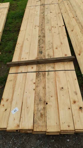 Pack of boards, laths, T&G etc 5.5.x0.5x160 inches