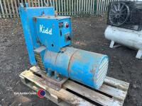 Kidd PTO tractor driven generator, only used as a standby