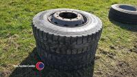 2 x 295/80/22.5 wheel and tyres - 4