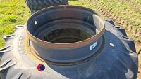 Set of 16.9/R30 wheel tyres, as new - 2